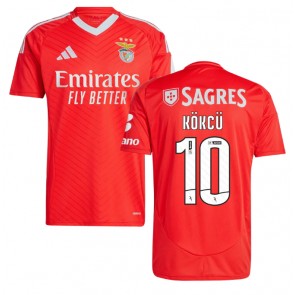 Benfica Orkun Kokcu #10 Replika Hjemmebanetrøje 2024-25 Kortærmet